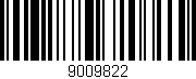 Código de barras (EAN, GTIN, SKU, ISBN): '9009822'