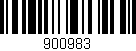 Código de barras (EAN, GTIN, SKU, ISBN): '900983'