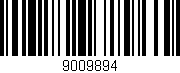 Código de barras (EAN, GTIN, SKU, ISBN): '9009894'