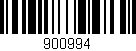 Código de barras (EAN, GTIN, SKU, ISBN): '900994'