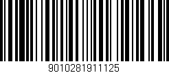 Código de barras (EAN, GTIN, SKU, ISBN): '9010281911125'