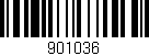 Código de barras (EAN, GTIN, SKU, ISBN): '901036'