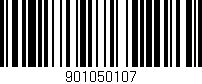 Código de barras (EAN, GTIN, SKU, ISBN): '901050107'