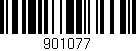Código de barras (EAN, GTIN, SKU, ISBN): '901077'