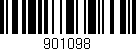 Código de barras (EAN, GTIN, SKU, ISBN): '901098'