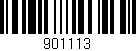 Código de barras (EAN, GTIN, SKU, ISBN): '901113'