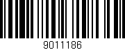 Código de barras (EAN, GTIN, SKU, ISBN): '9011186'