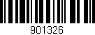 Código de barras (EAN, GTIN, SKU, ISBN): '901326'