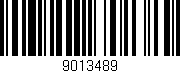 Código de barras (EAN, GTIN, SKU, ISBN): '9013489'