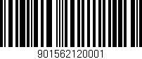 Código de barras (EAN, GTIN, SKU, ISBN): '901562120001'