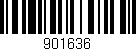 Código de barras (EAN, GTIN, SKU, ISBN): '901636'