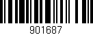 Código de barras (EAN, GTIN, SKU, ISBN): '901687'