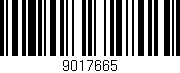 Código de barras (EAN, GTIN, SKU, ISBN): '9017665'