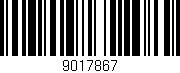 Código de barras (EAN, GTIN, SKU, ISBN): '9017867'