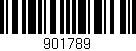 Código de barras (EAN, GTIN, SKU, ISBN): '901789'