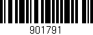 Código de barras (EAN, GTIN, SKU, ISBN): '901791'