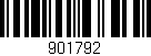 Código de barras (EAN, GTIN, SKU, ISBN): '901792'
