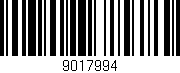 Código de barras (EAN, GTIN, SKU, ISBN): '9017994'