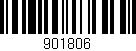 Código de barras (EAN, GTIN, SKU, ISBN): '901806'