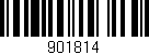 Código de barras (EAN, GTIN, SKU, ISBN): '901814'