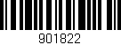 Código de barras (EAN, GTIN, SKU, ISBN): '901822'