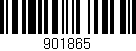 Código de barras (EAN, GTIN, SKU, ISBN): '901865'