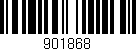 Código de barras (EAN, GTIN, SKU, ISBN): '901868'