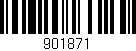 Código de barras (EAN, GTIN, SKU, ISBN): '901871'