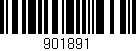 Código de barras (EAN, GTIN, SKU, ISBN): '901891'