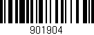 Código de barras (EAN, GTIN, SKU, ISBN): '901904'