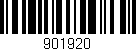 Código de barras (EAN, GTIN, SKU, ISBN): '901920'