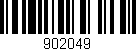 Código de barras (EAN, GTIN, SKU, ISBN): '902049'