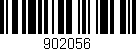 Código de barras (EAN, GTIN, SKU, ISBN): '902056'