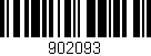 Código de barras (EAN, GTIN, SKU, ISBN): '902093'