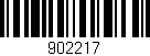 Código de barras (EAN, GTIN, SKU, ISBN): '902217'