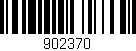 Código de barras (EAN, GTIN, SKU, ISBN): '902370'