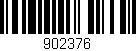 Código de barras (EAN, GTIN, SKU, ISBN): '902376'
