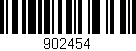 Código de barras (EAN, GTIN, SKU, ISBN): '902454'