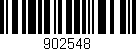 Código de barras (EAN, GTIN, SKU, ISBN): '902548'