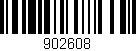 Código de barras (EAN, GTIN, SKU, ISBN): '902608'