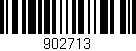 Código de barras (EAN, GTIN, SKU, ISBN): '902713'