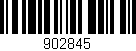Código de barras (EAN, GTIN, SKU, ISBN): '902845'