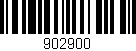Código de barras (EAN, GTIN, SKU, ISBN): '902900'