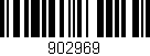 Código de barras (EAN, GTIN, SKU, ISBN): '902969'