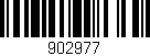 Código de barras (EAN, GTIN, SKU, ISBN): '902977'