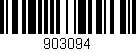 Código de barras (EAN, GTIN, SKU, ISBN): '903094'