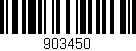 Código de barras (EAN, GTIN, SKU, ISBN): '903450'
