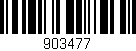 Código de barras (EAN, GTIN, SKU, ISBN): '903477'