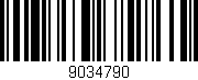 Código de barras (EAN, GTIN, SKU, ISBN): '9034790'