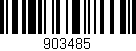 Código de barras (EAN, GTIN, SKU, ISBN): '903485'